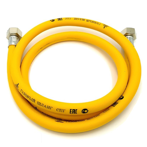 Подводка гибк.ДЛЯ ГАЗА ПВХ 1,5м г/г 1/2 ЖЕЛТАЯ VIEIR MQXN150 (1/50)