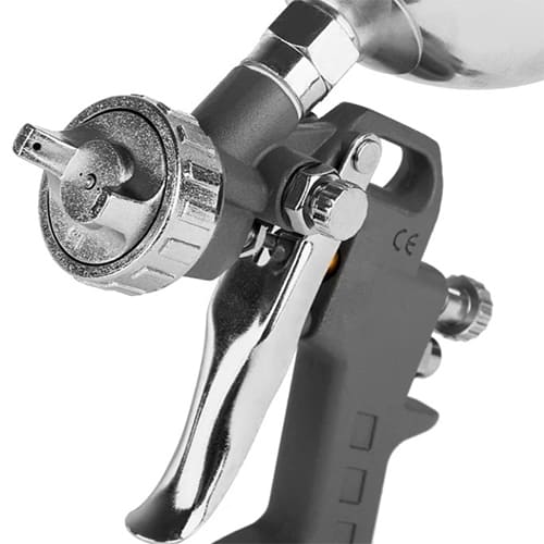 Краскопульт для компрессора, верхний металл бачок 0,6кг, 1710-01-06 STURM