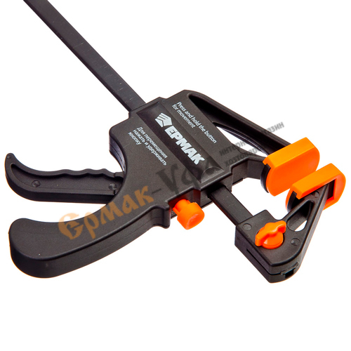 Струбцина F-образная 200х315х45 пластмассовый корпус ЕРМАК (1/96)