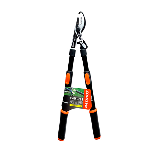 Сучкорез PATRIOT LBF 1020 T, плоскостной, кованые лезвия,усиленный механизм,телескопические ручки, PP+TPR-рукоятки,1020 мм