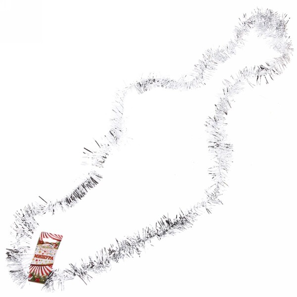 Мишура 2м 5см "Классика" серебро