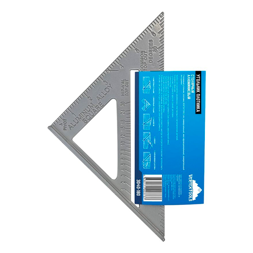 Угольник плотника алюминиевый Свенсона 180мм (1/10/120)