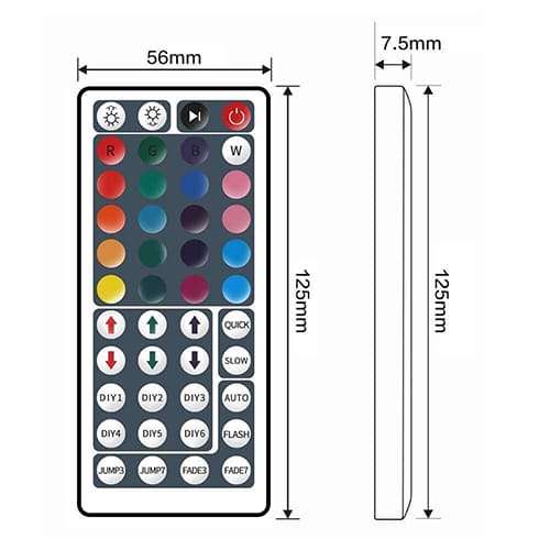 Набор LED лента Огонек OG-LDL13 SMD, 3 м, IP20, блок, пульт, мультицвет