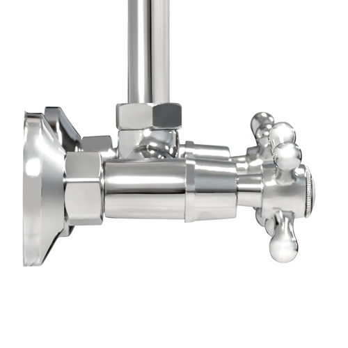 Смеситель для ванны двуручный ISTOK LUXE ECO, тропический душ d 9 см, стойка 103 см, без шланга и лейки