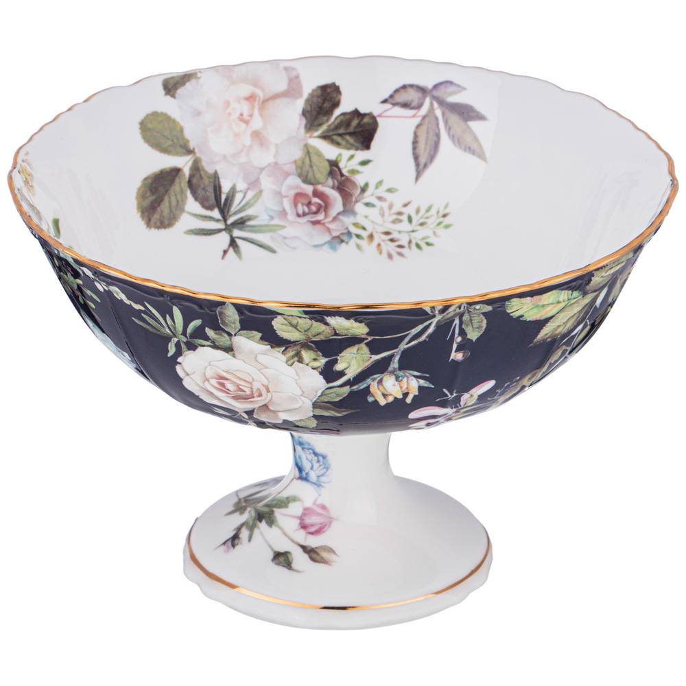 ВАЗА НА НОЖКЕ LEFARD, КОБАЛЬТ, 15*11 СМ, КОР=12ШТ.