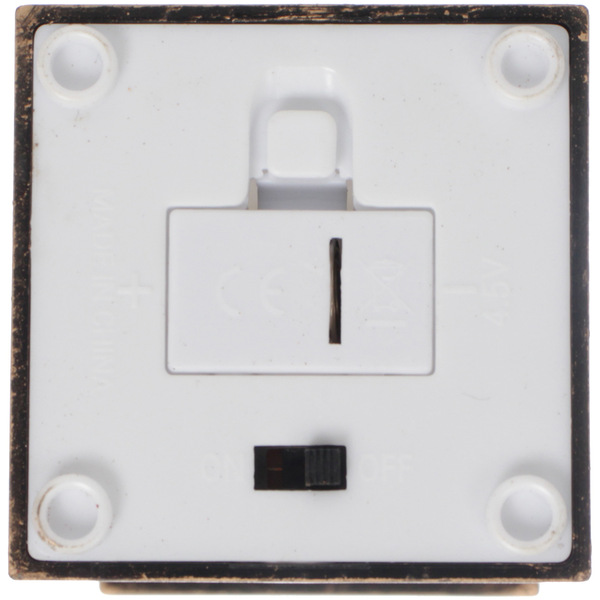 Сувенир с подсветкой "Снеговик в лесу" 12*5,5  см, бронза (3хAG13)