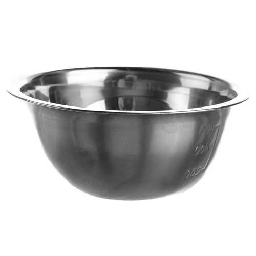 Миска Bowl-Roll-19, 1200 мл, из нержавеющей стали, зеркальная полировка, 19,5 см