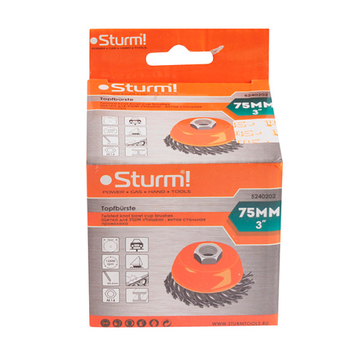 Корщетка-насадка для УШМ STURM 5240202