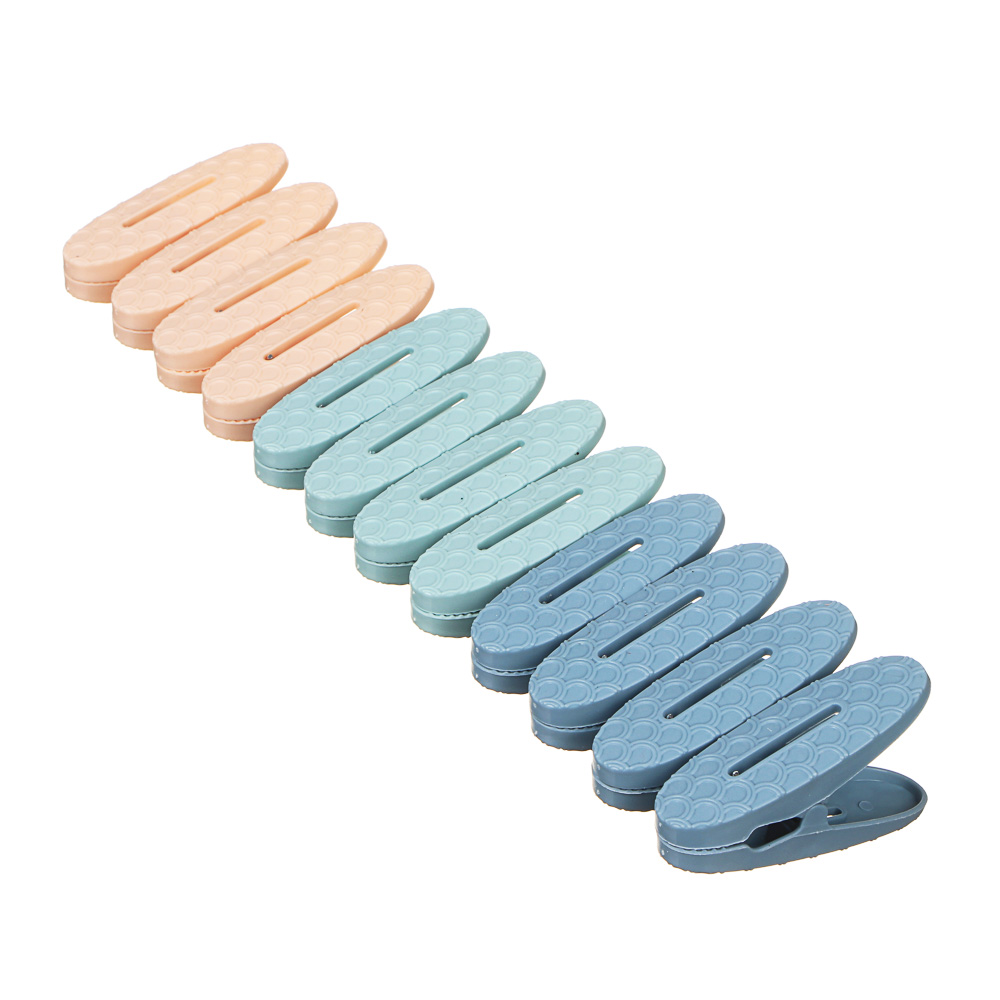 Набор прищепок VETTA, 12 шт, пластик, 2 дизайна