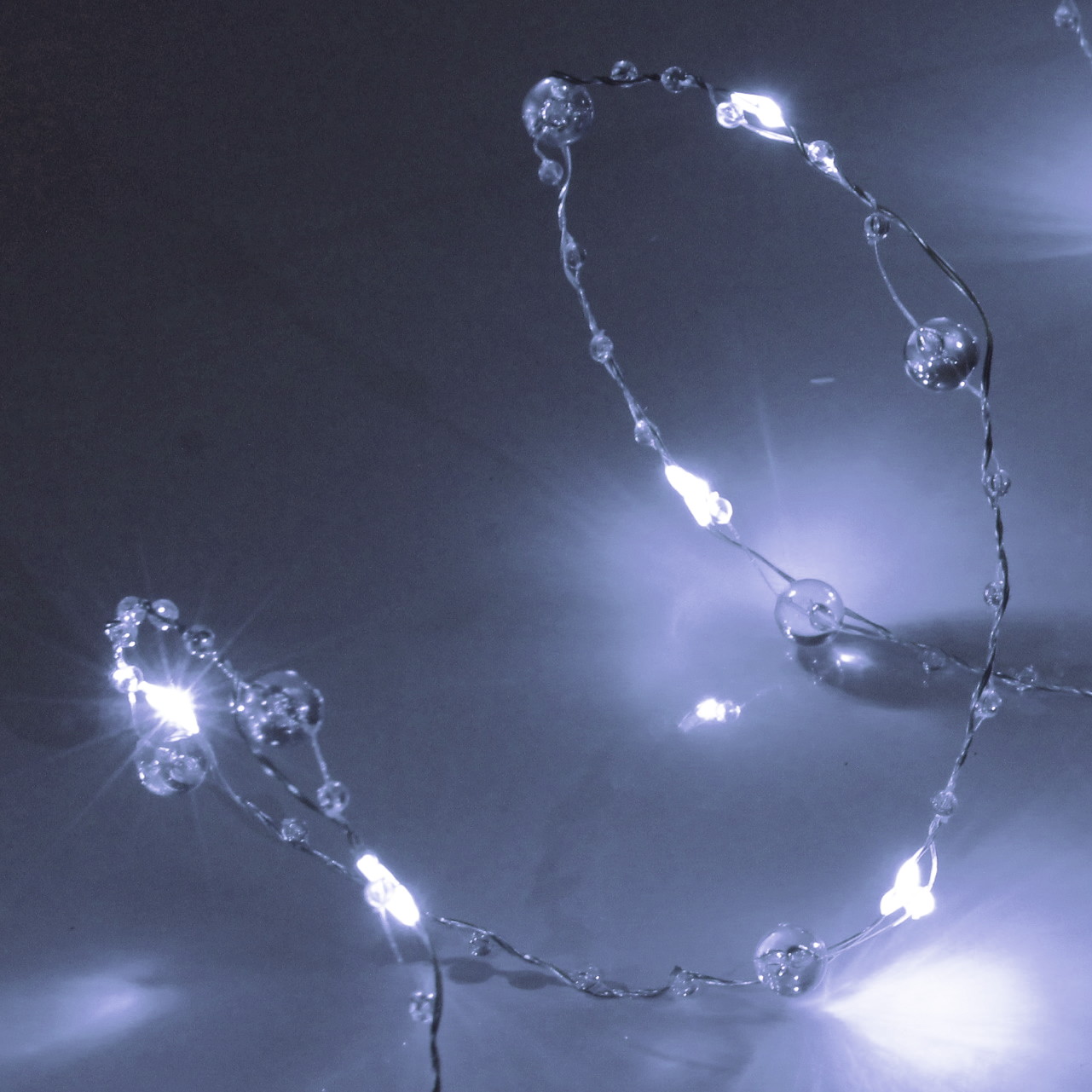 Гирлянда для дома "Льдинка" на батарейках 2,0 м 20 ламп LED, 3 реж, IP-20, Белый
