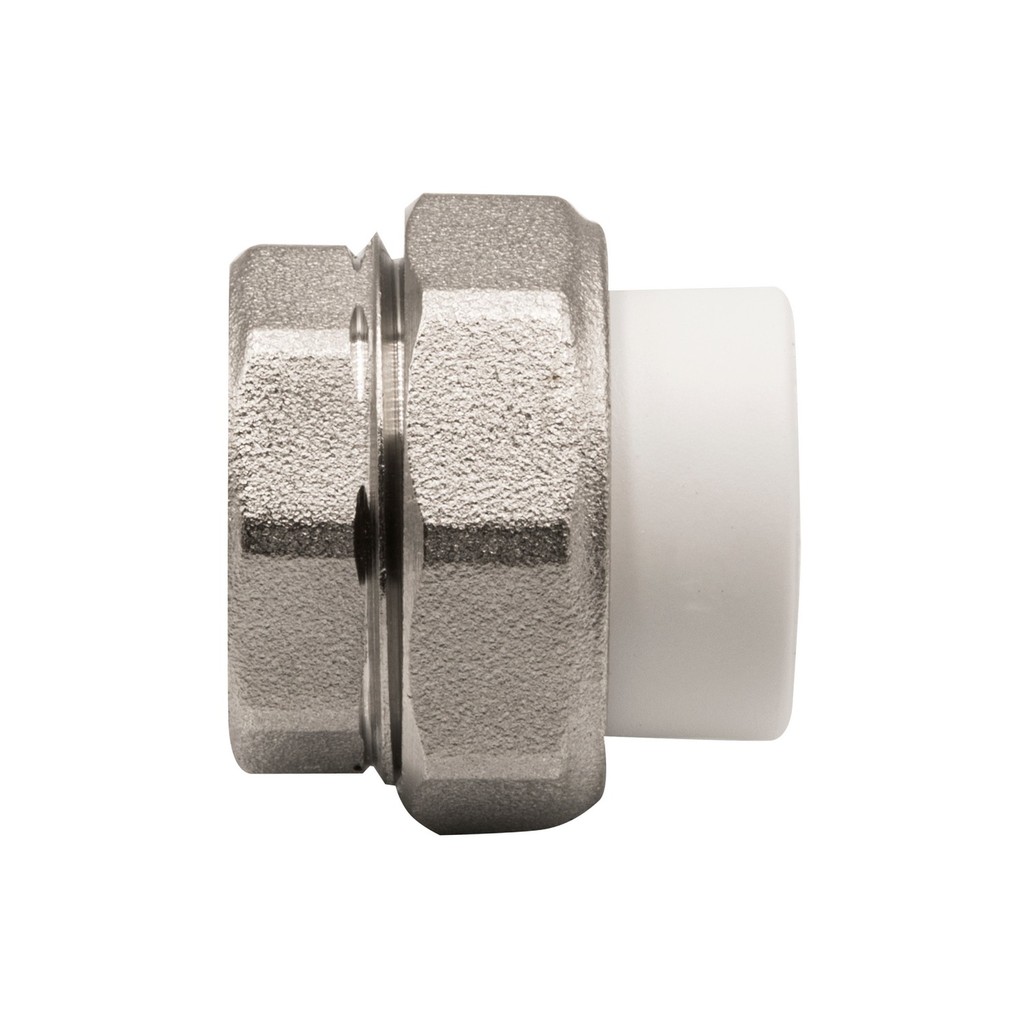 Муфта комб. разъемная, вн 20х3/4" EVER® plast БЕЛЫЙ (Россия)
