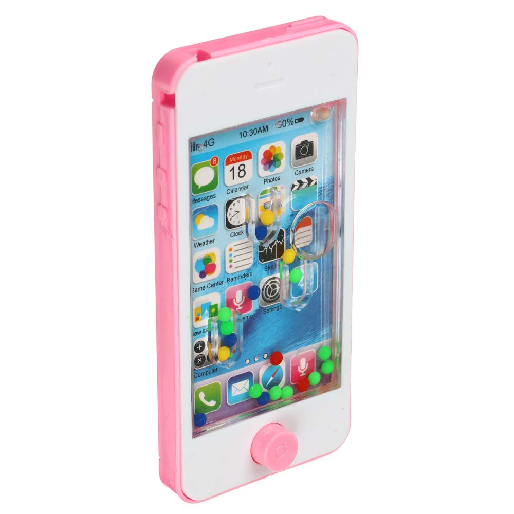 Игрушка "Водный пинбол" МЕШОК ПОДАРКОВ, пластик, 12х6х1,5см, 2 дизайна