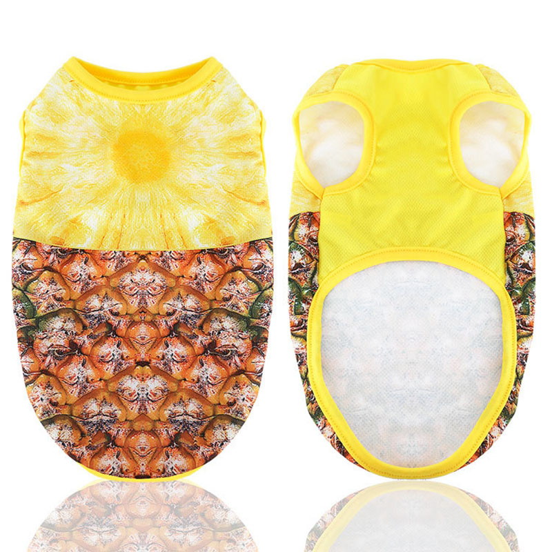 Майка для собаки "Тропикана-Сладкий Ананас" размер XL (22*40*23см) Ultramarine