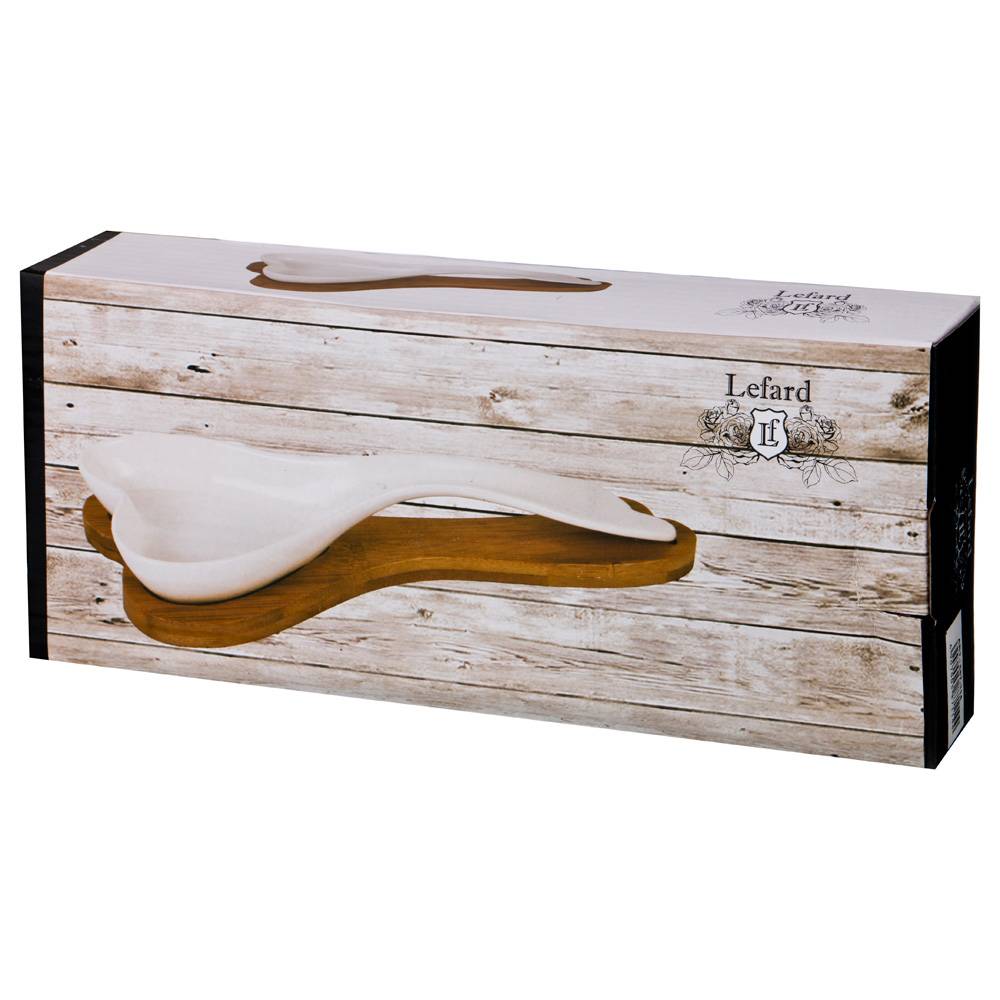 ПОДСТАВКА ПОД ЛОЖКУ LEFARD "NATIVE"  25*10*4,5 СМ (КОР=24ШТ.)