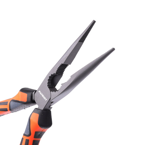 Длинногубцы PATRIOT PLN 205, Cr-V, TPR-рукоятка, 205 мм