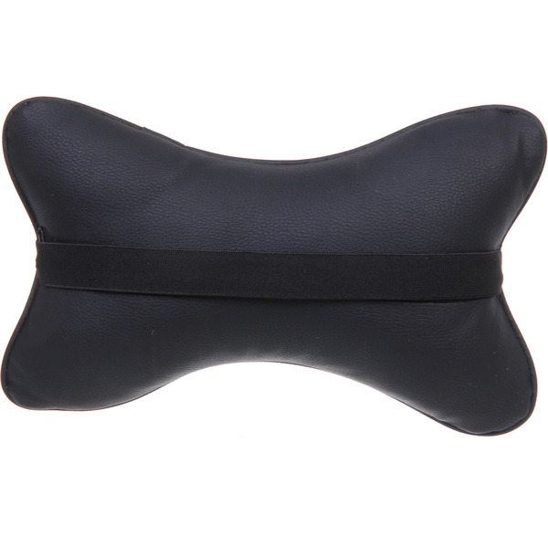 Подушка дорожная под голову JP-137, 27*17 см, цвет: чёрный-красный