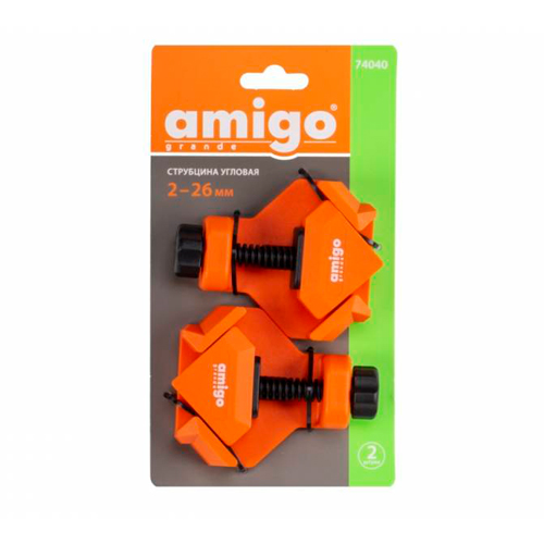Струбцина угловая для фиксации деталей под прямым углом Amigo74040