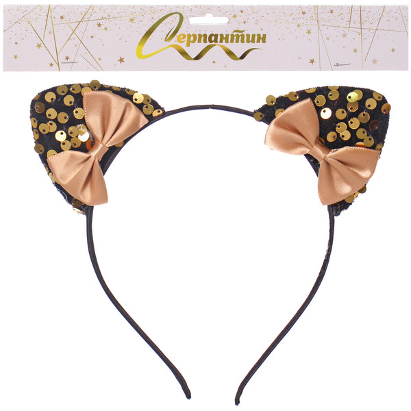 Ободок карнавальный "Милые бантики", микс