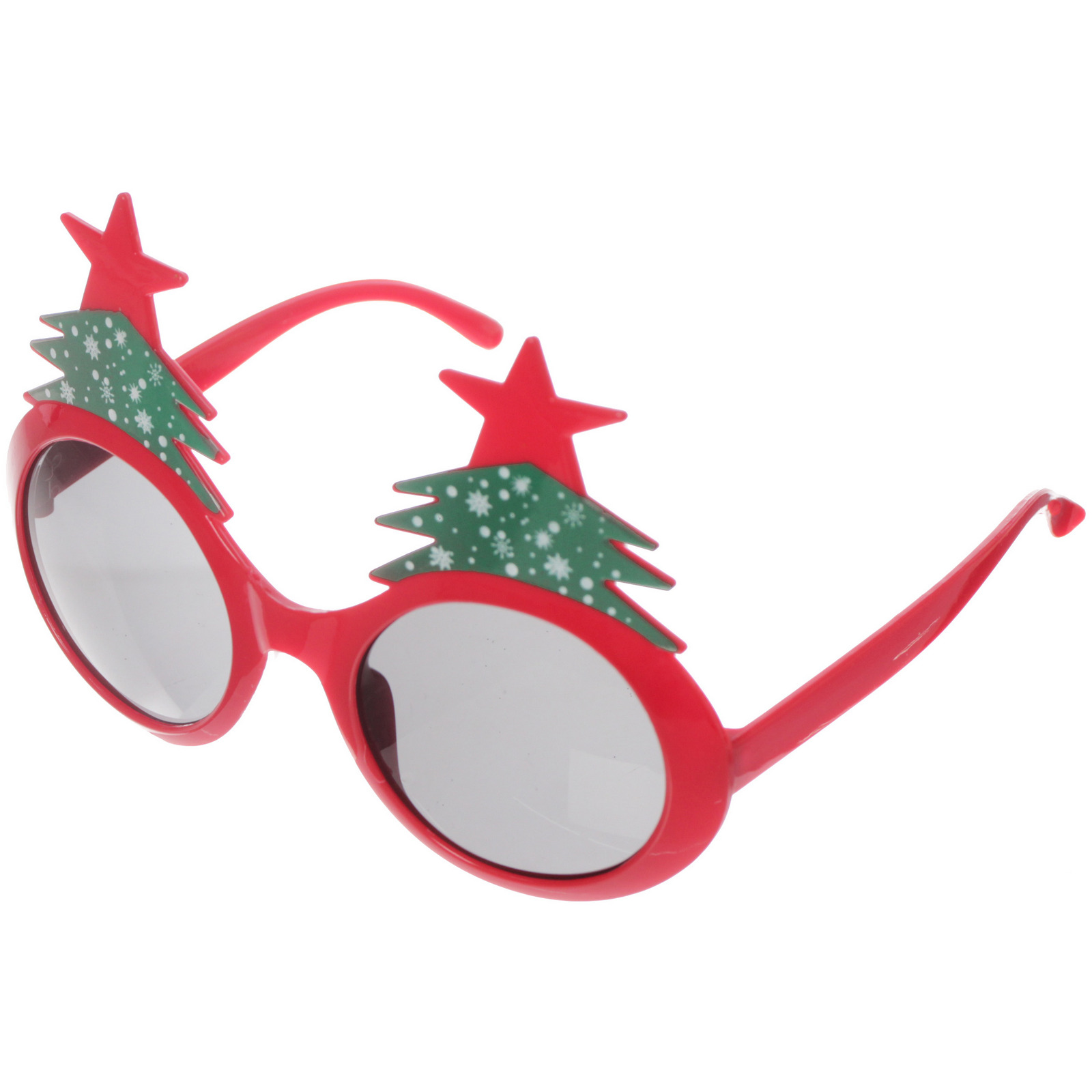 Очки карнавальные "Весёлые ёлочки" 14,5*9,8 см