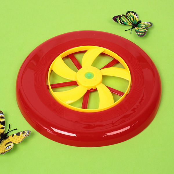 Тарелка летающая "Быстрее ветра" 22 см, микс