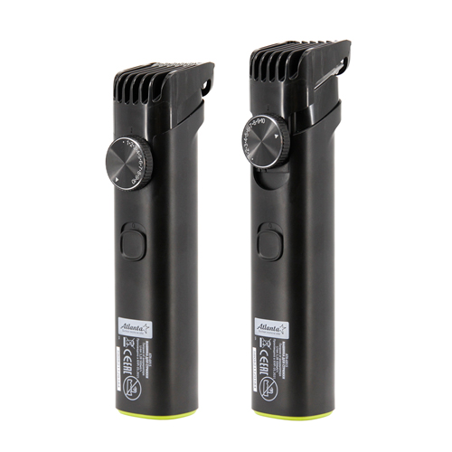 Машинка для стрижки аккумуляторная Atlanta, Li-ion 3,2 В, 500 мА/ч, насадка 0,5-10 мм, черный