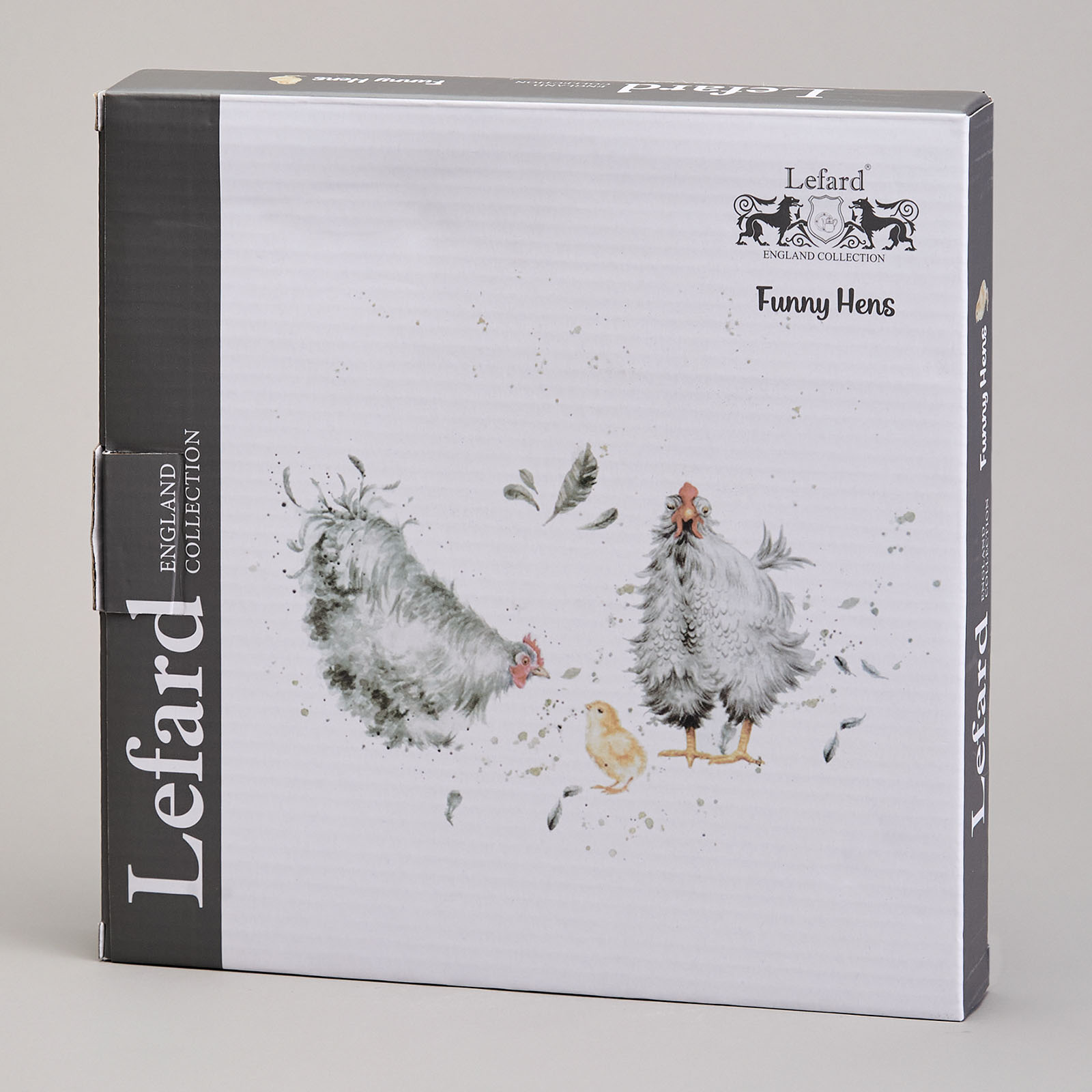 ТАРЕЛКА ЗАКУСОЧНАЯ LEFARD, FUNNY HENS, 21*2, 5 СМ, КОР=24ШТ.