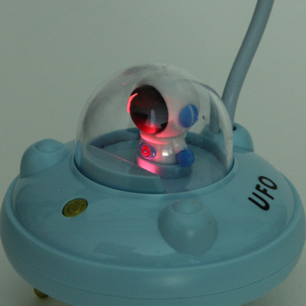 Настольная лампа "Sweet - Полёт в космос" LED 10,8*10,8*21,5 см, USB 3.7v 3w, Голубой