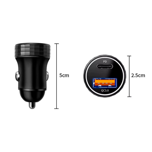 Зарядное устройство автомобильное TDS TS-CAU72 USB (QC3.0 + PD20W, 3000mA) Зарядное устройство автомобильное TDS TS-CAU72 USB (QC3.0 + PD20W, 3000mA)