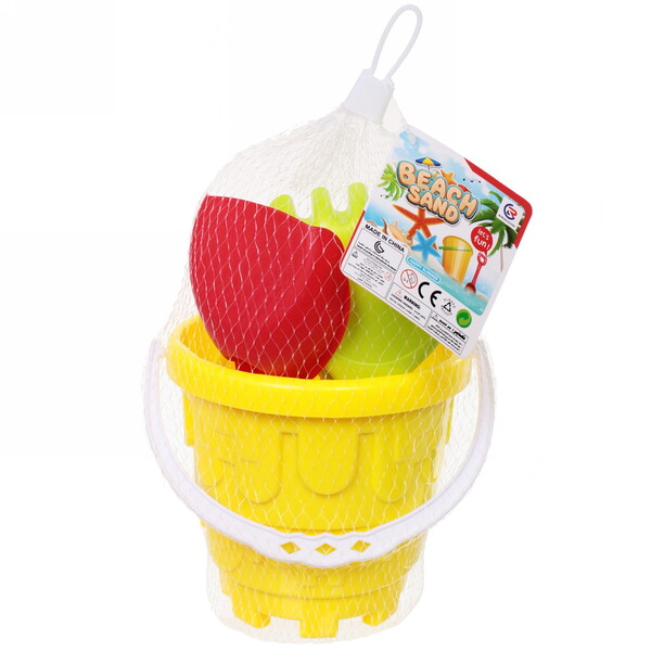 Набор для игры в песочнице "Строитель замков", 21*16 см, 6 предметов, микс