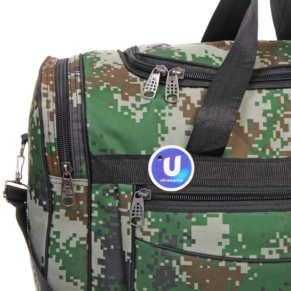 Сумка дорожно-спортивная "KANADA", цвет серый, камуфляж, 4 кармана, 27л, 60*34*25см (без лого)