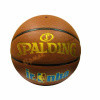 Мяч баскетбольный Spalding JR NBA №7, коричн. дизайн, поверхность иммитир. натур/кожу