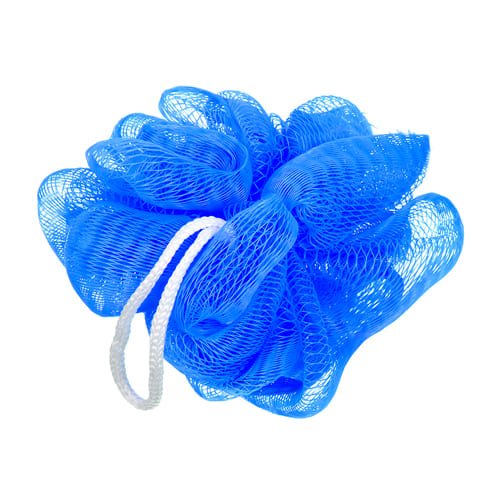 Мочалка для душа "Бант" малая, цветная, 10 см, 20 г, soft, 5 цветов, для бани и сауны "Банные штучки"