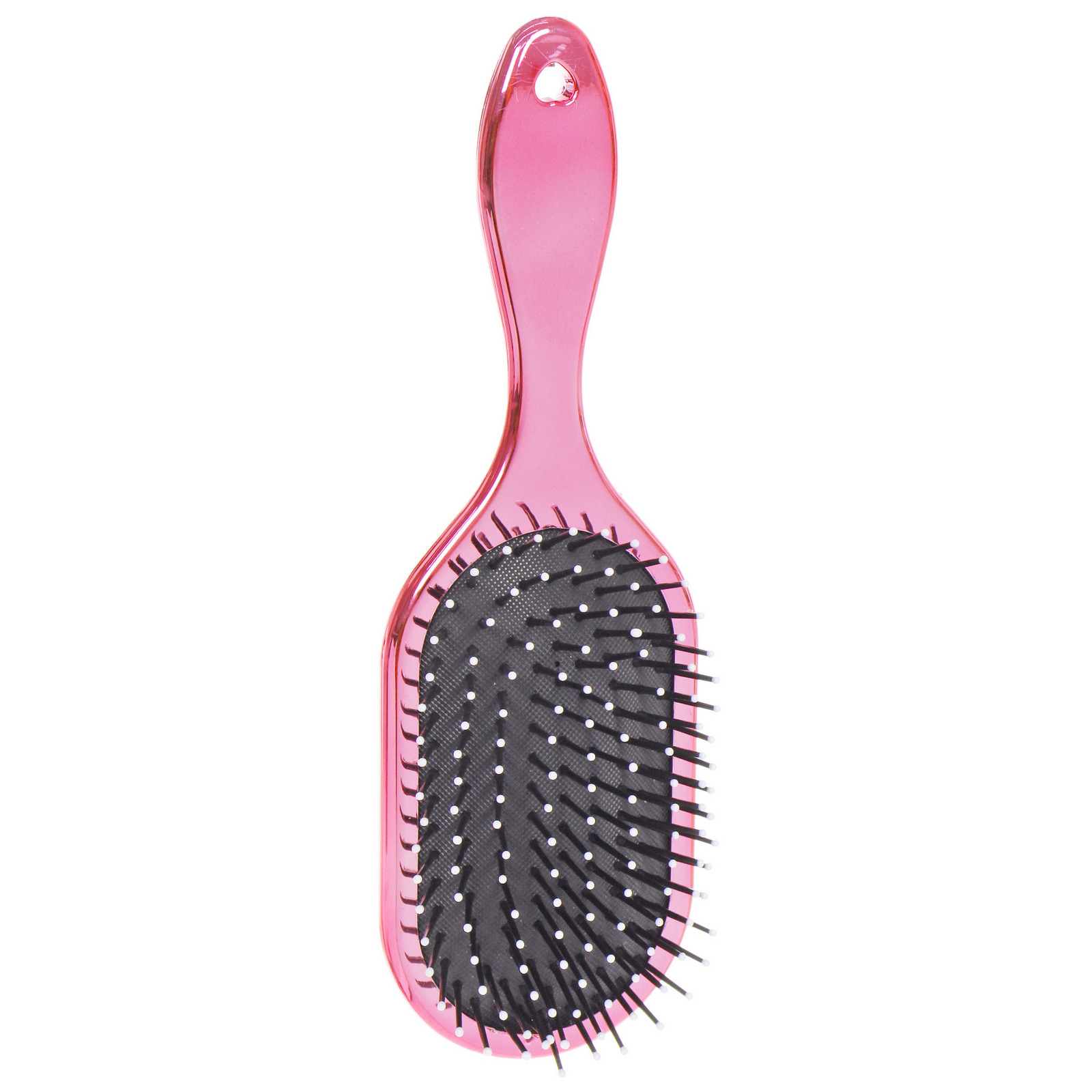 Расческа массажная зеркальная "Animals", лисички, микс 4 цвета, 7,5*23 см (блистер Ultramarine)