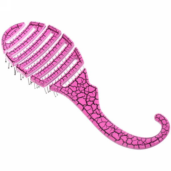 Расческа массажная "Dewal style", цвет фуксия, 21,5*6,5см
