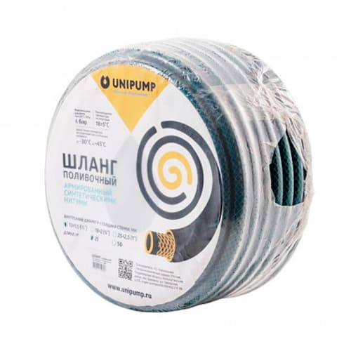 Шланг поливочный армированный UNIPUMP ф13вн*1,5 (бухта 25 м), 1/2"