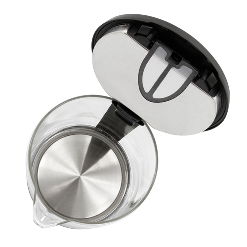 Чайник стеклянный электрический с подсветкой Atlanta 1,8 л, 1800 Вт, черный