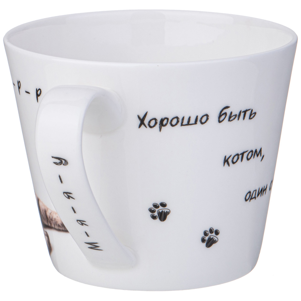 КРУЖКА LEFARD, БЕРИ КОТА, 450 МЛ, КОР=48ШТ.