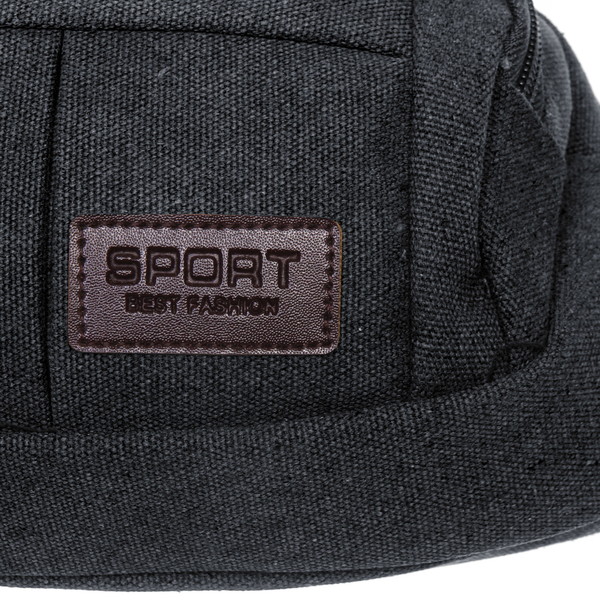 Сумка на пояс "Sport leader - Street Fashion", 4 кармана, цвет черный, 35*16*6см