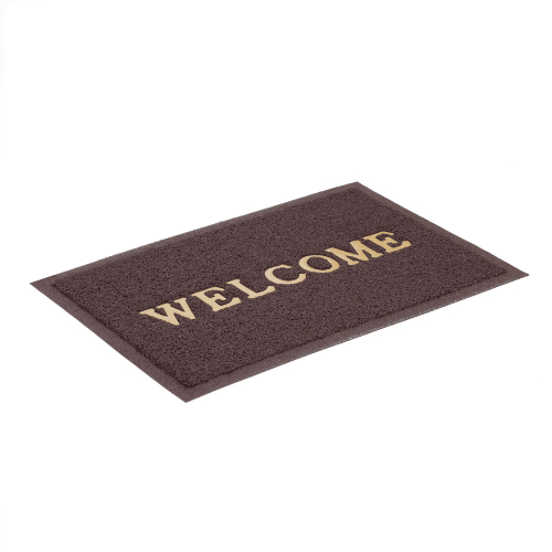 Коврик SUNSTEP "Spongy" Welcome 40 х 60 см, коричневый