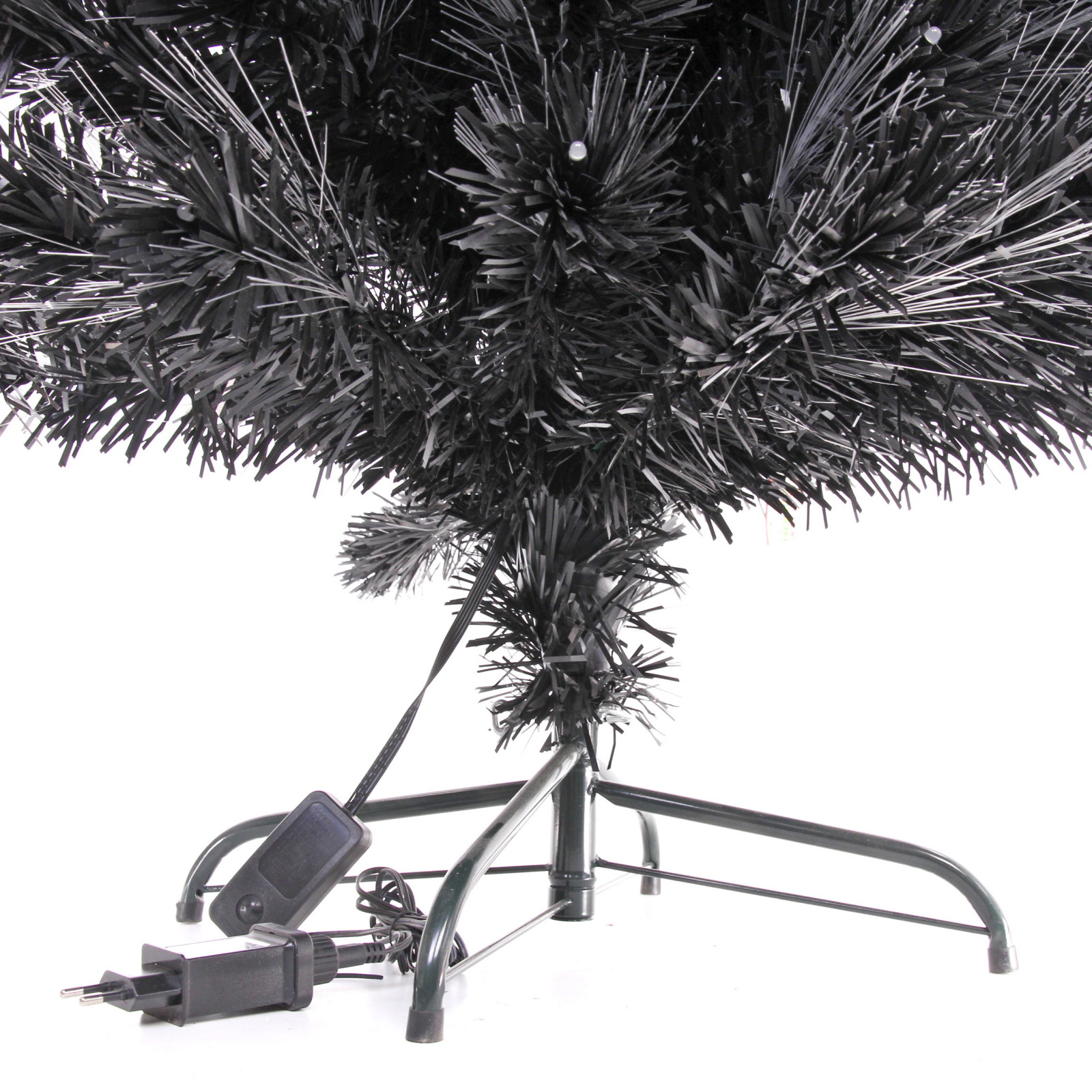 Ёлка светодиодная "Млечный путь" 210 см, ПВХ черный,  цвет свечения-Белый (289 веток) (T1050B-210)