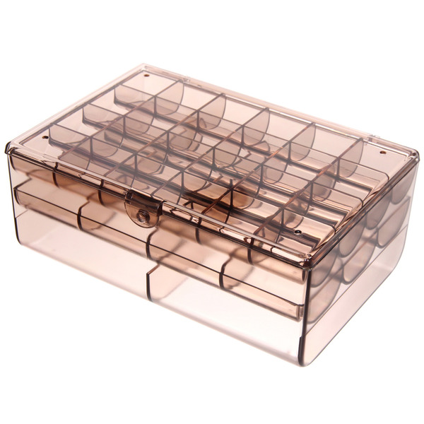 Органайзер для хранения "ТАРТИ ТАН", цвет прозрачный, три отделения13*18.5*7.7см (упаковка коробка)