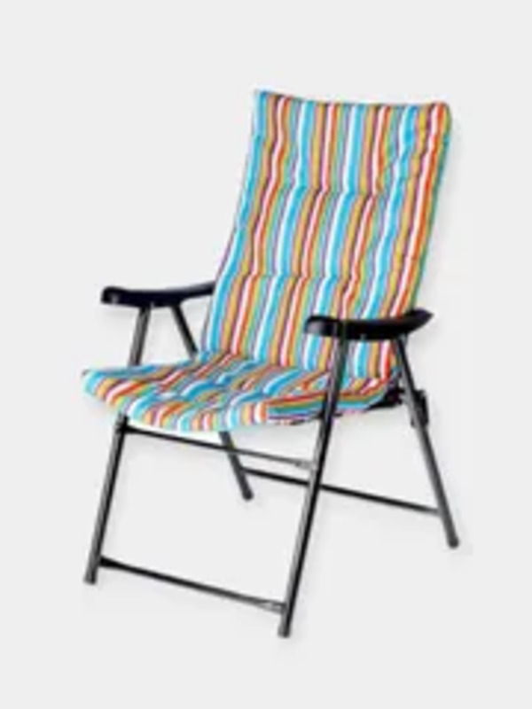 Кресло складное с подлокотниками Релакс R1297-1, 59*60*92 см, ДоброСад