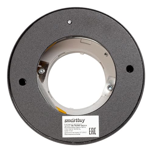 Светильник TS2005 96x80 мм накладной под лампу GX53, черный (SBL-TS2005-GX53-b)