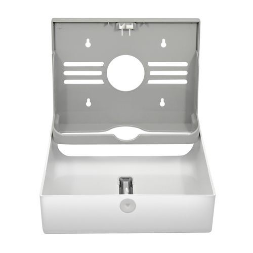 Диспенсер бумажных полотенец Puff-5130, с замком, ABS-пластик, белый