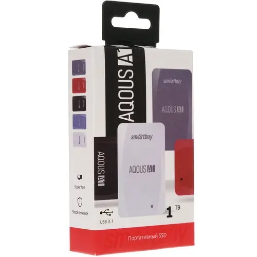 Диск внешний SSD Smartbuy A1 Drive 1TB USB 3.1 SB001TB-A1B-U31C, черный