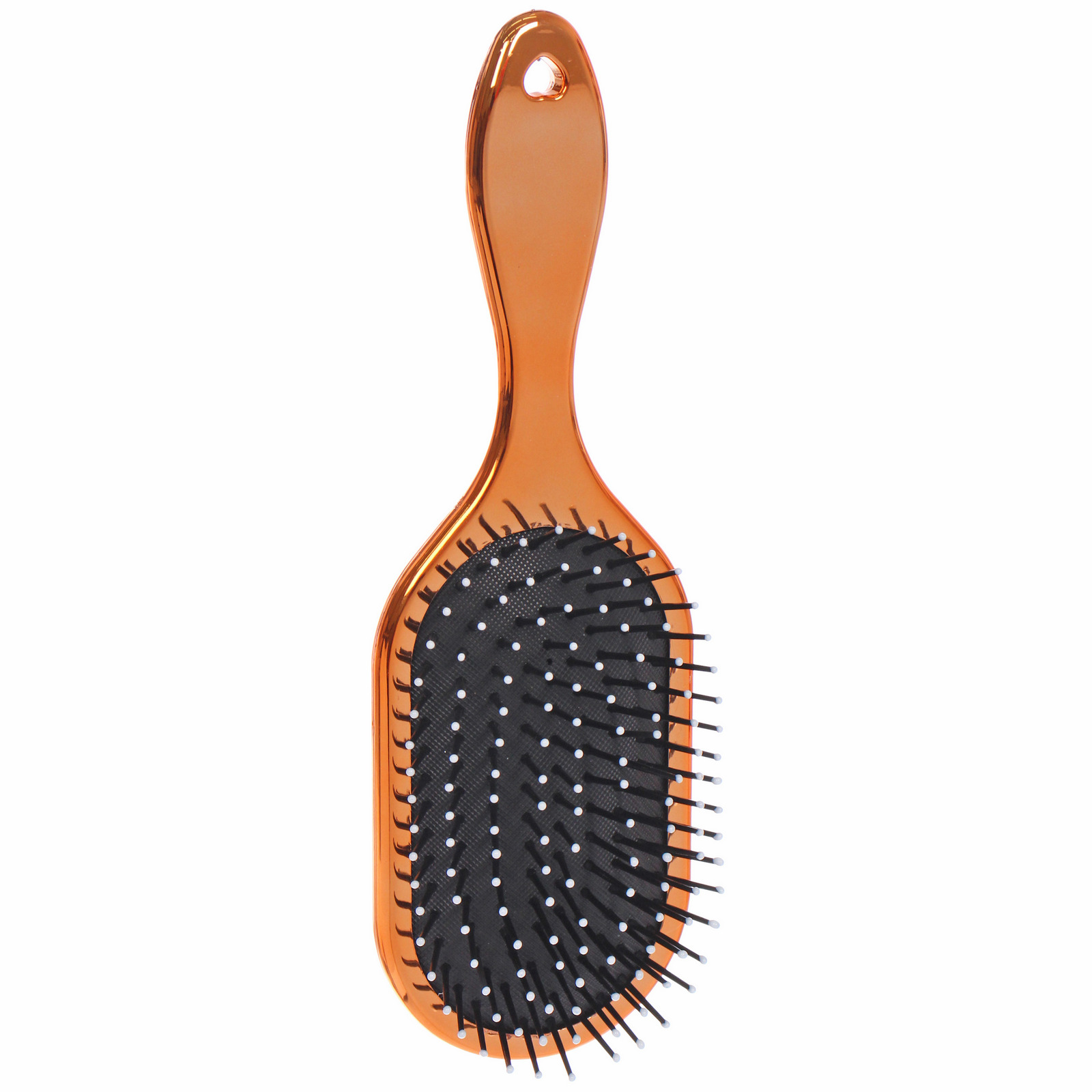 Расческа массажная зеркальная "Animals", лисички, микс 4 цвета, 7,5*23 см (блистер Ultramarine)