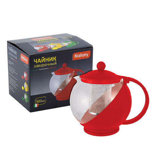 Чайник заварочный VARIATO, 500 мл, пластик корпус