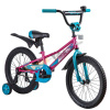 Велосипед Novatrack 18" VALIANT,фуксия,сталь,защита А-тип,короткие крылья,нет багажн(рост 110-115см)