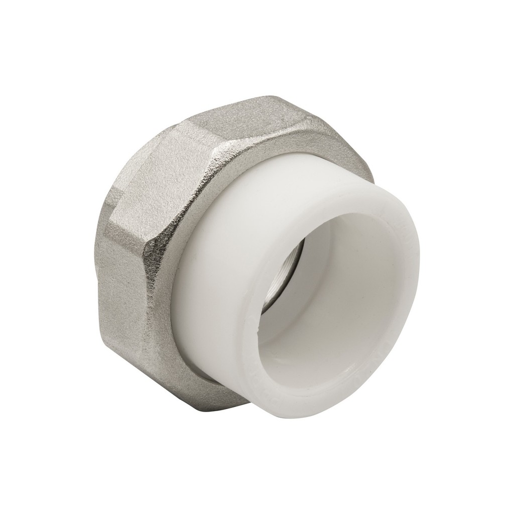 Муфта комб. разъемная, вн 40х1 1/4" EVER® plast БЕЛЫЙ (Россия)