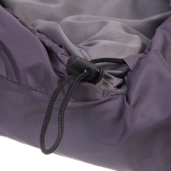 Спальник одеяло с капюшоном 220*85см 2000гр серо-синий +0С